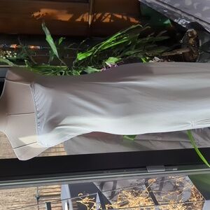 White Sleeveless Maxi Dress size M